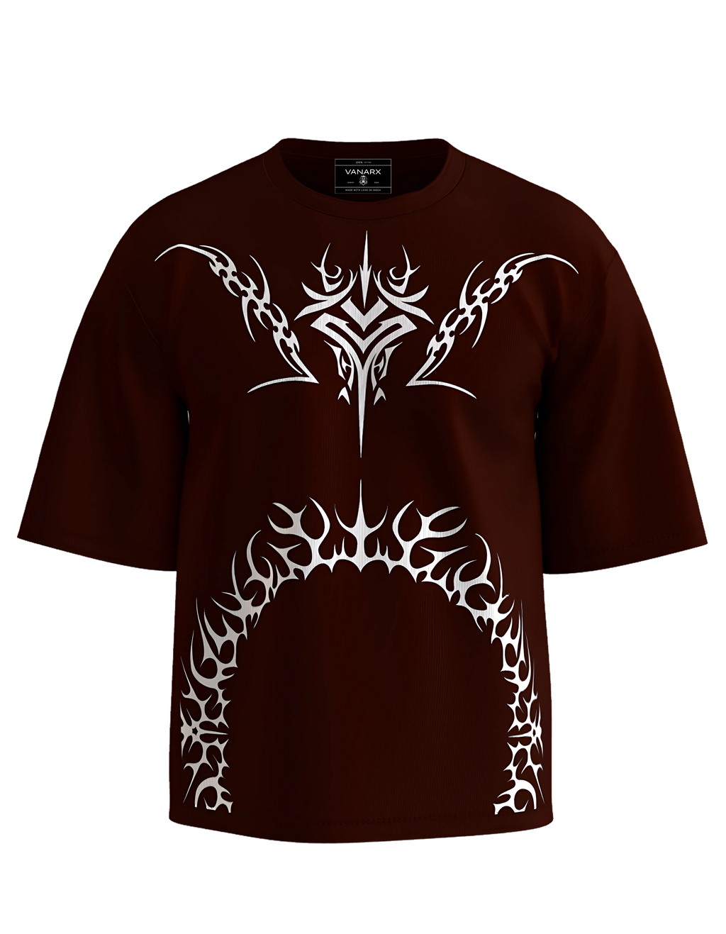 VANARX Infernal Crest Tee - Crimson