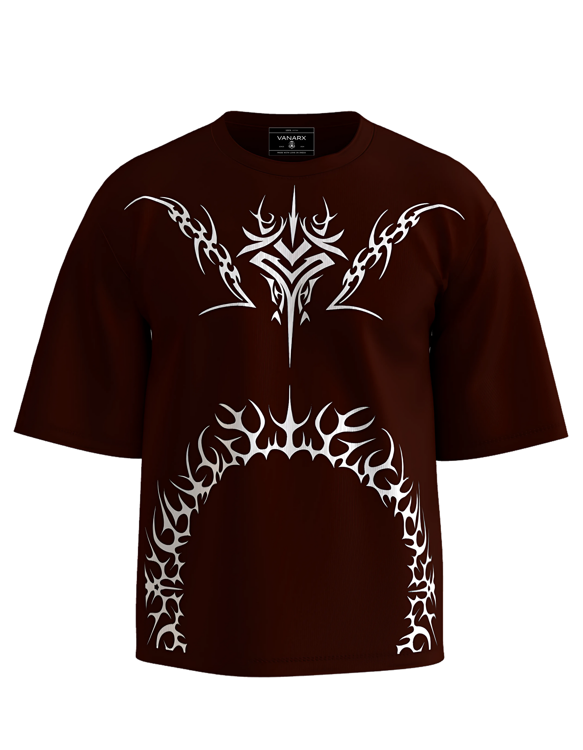 VANARX Infernal Crest Tee - Crimson